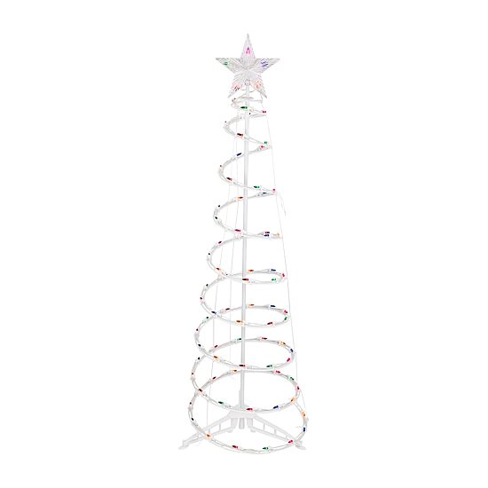 Northlight Multi Lighted Spiral Christmas Yard Art