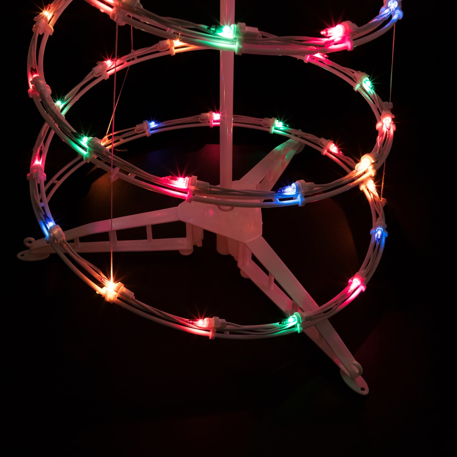 Northlight Multi Lighted Spiral Christmas Yard Art
