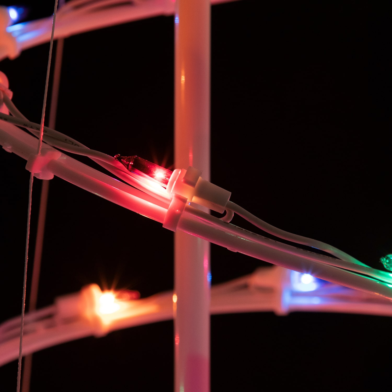 Northlight Multi Lighted Spiral Christmas Yard Art