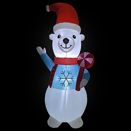 Northlight Polar Bear Lighted Christmas Inflatable