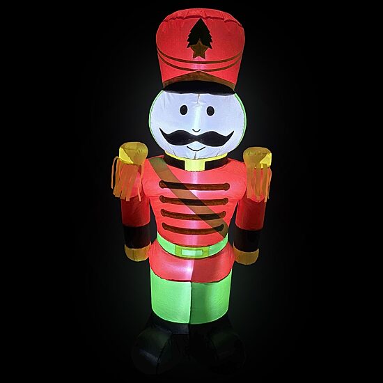 Northlight Clear Lighted Soldier Christmas Inflatable