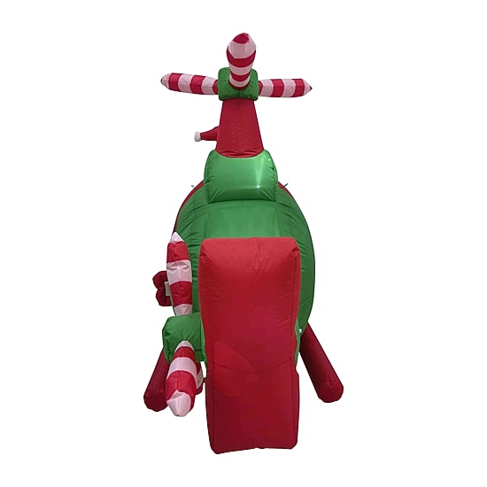 Northlight Santa With Helicopter Christmas Inflatable