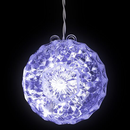 Northlight White Led Lighted Crystal Christmas Yard Art