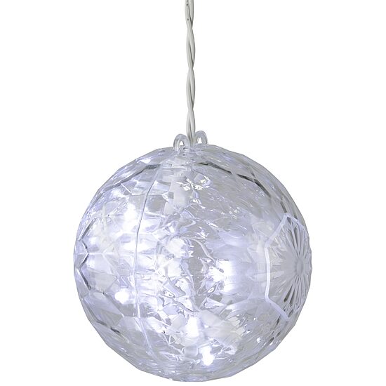 Northlight White Led Lighted Crystal Christmas Yard Art