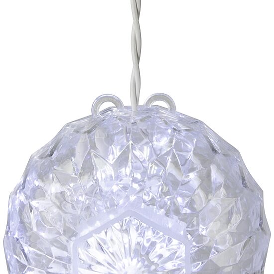 Northlight White Led Lighted Crystal Christmas Yard Art