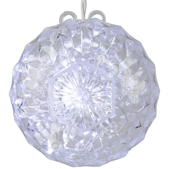 Northlight White Led Lighted Crystal Christmas Yard Art