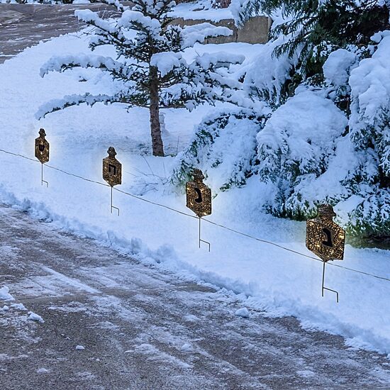 Northlight Led Pathway Markers Hanukkah Yard Art