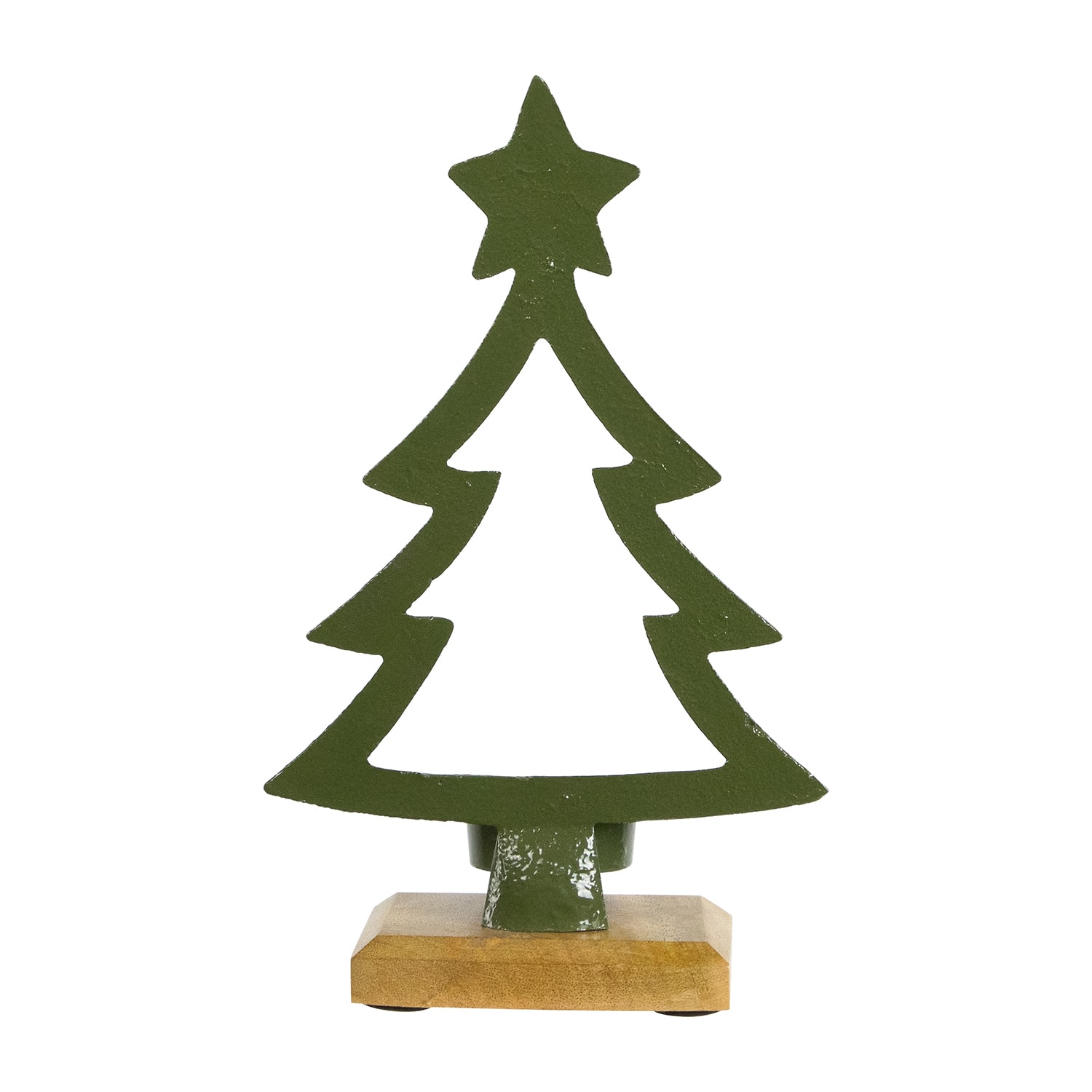 Northlight 9.5" Metal Tealight Candle Holder