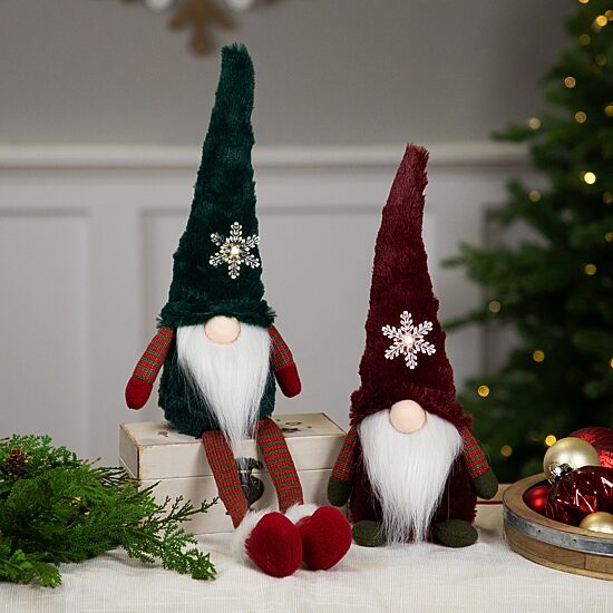 Northlight 13" Led Snowflake Christmas Gnome