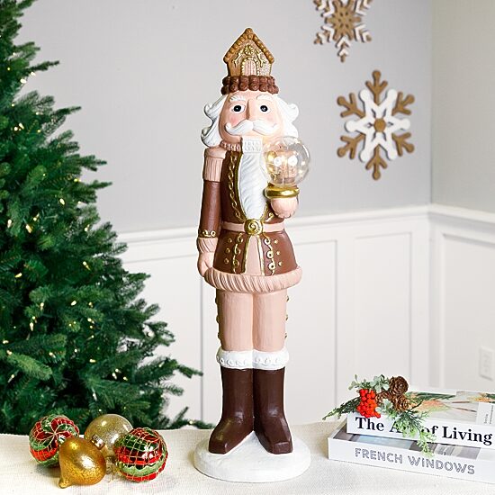 Northlight 27" Led Globe Lighted Christmas Nutcracker