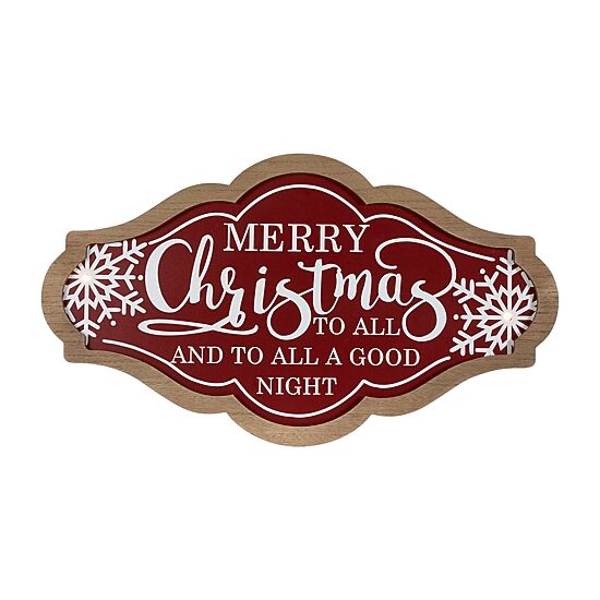 Northlight 18"X10" Led Merry Wall Sign