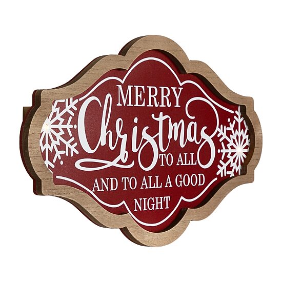 Northlight 18"X10" Led Merry Wall Sign