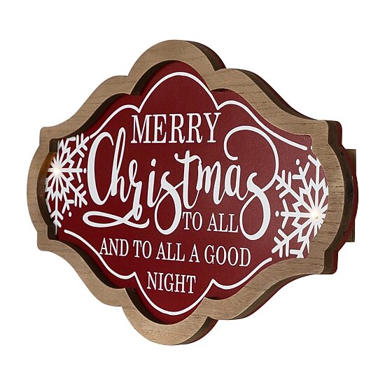 Northlight 18"X10" Led Merry Wall Sign