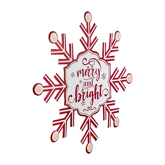 Northlight 15.75" Snowflake Wall Sign