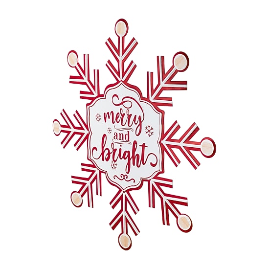 Northlight 15.75" Snowflake Wall Sign
