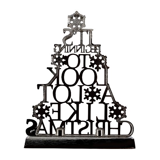 Northlight 6.5" Metal Tree Christmas Stocking Holder