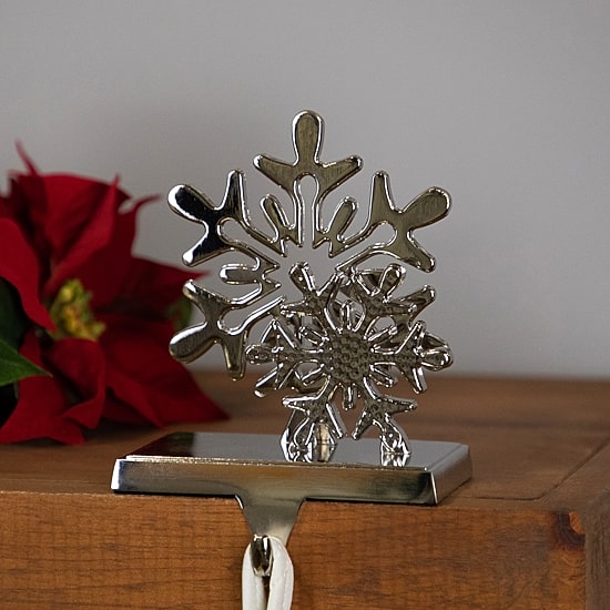 Northlight Double Snowflakes Christmas Stocking Holder