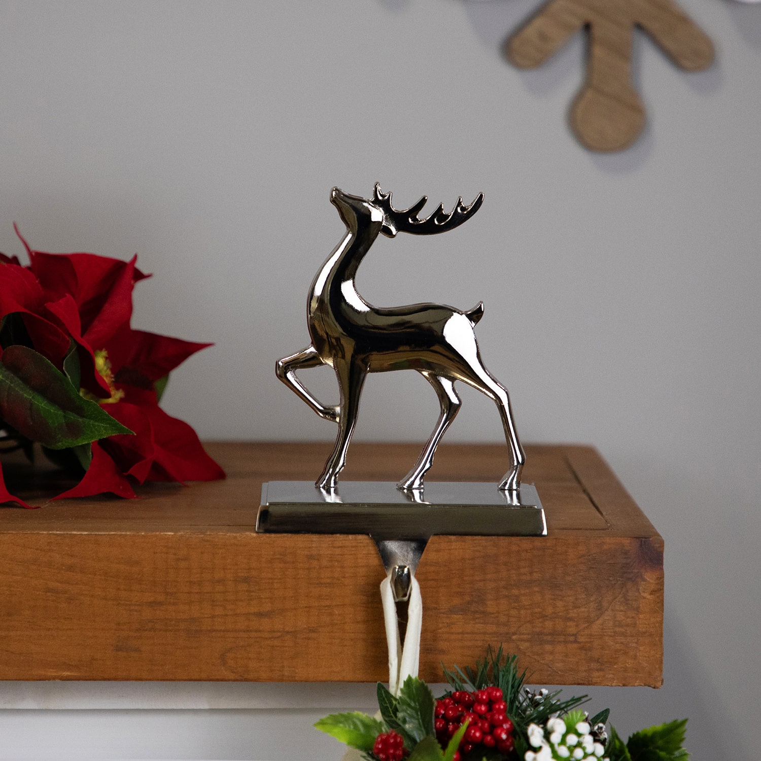 Northlight 6" Reindeer Christmas Stocking Holder