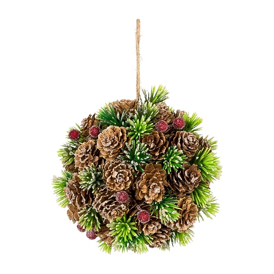 Northlight 5" Berries And Pine Christmas Ornament