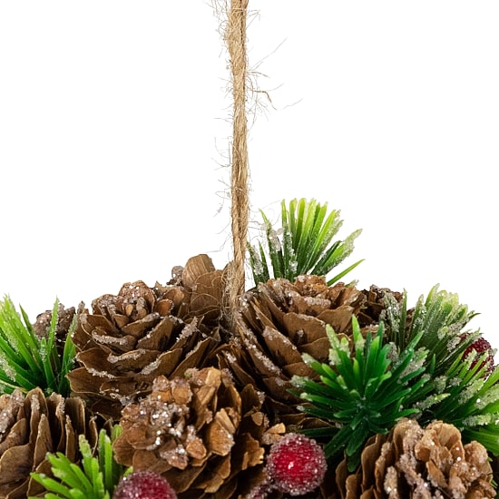 Northlight 5" Berries And Pine Christmas Ornament