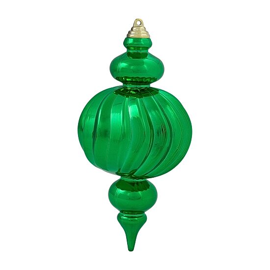 Northlight 10" Shatterproof Finial 4-pc. Christmas Ornament