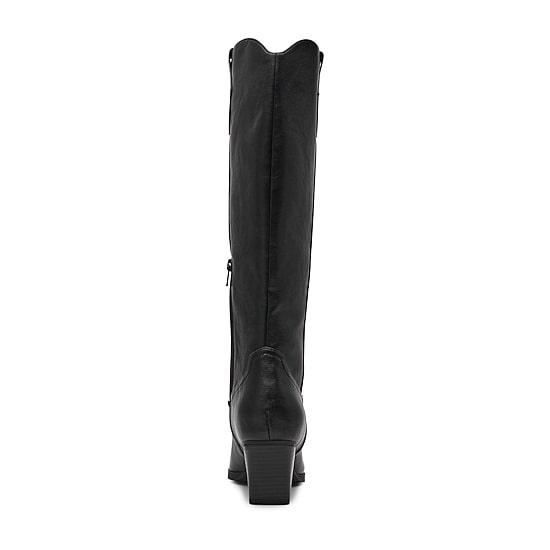 DV8 Womens Kyna Stacked Heel Cowboy Boots