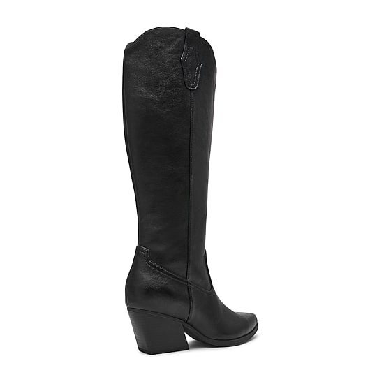 DV8 Womens Kyna Stacked Heel Cowboy Boots