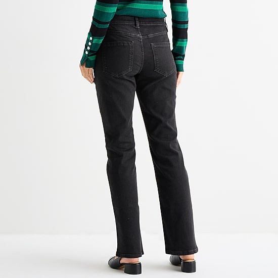 Liz Claiborne Sara Womens Tall Mid Rise Skinny Fit Jean