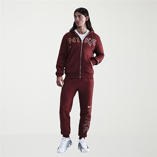 Nike Mens Cuffed Mid Rise Regular Fit Fleece Active Jogger Pant