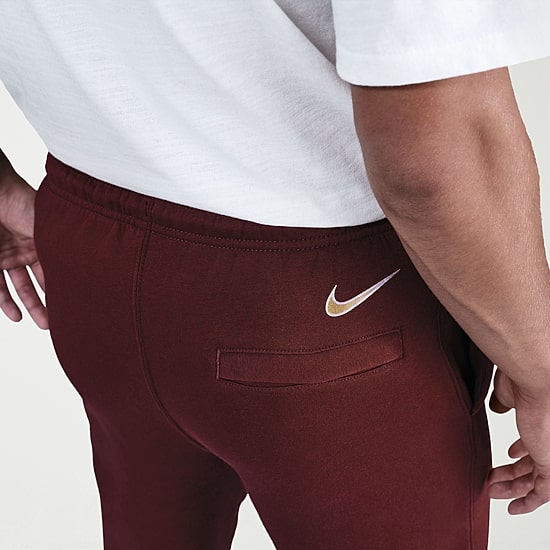 Nike Mens Cuffed Mid Rise Regular Fit Fleece Active Jogger Pant
