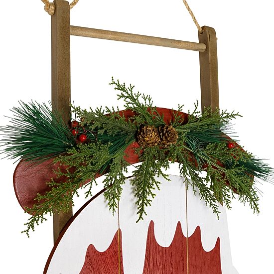 Northlight 55.75" Snow Sled Merry Christmas Yard Art