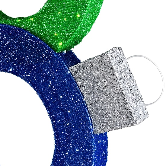Northlight 31.5" Prelit Ornaments Christmas Yard Art
