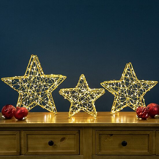 Northlight 14" Led Stars Christmas Yard Art
