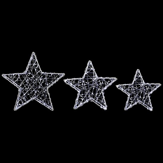 Northlight 13.75" Led Stars Christmas Yard Art