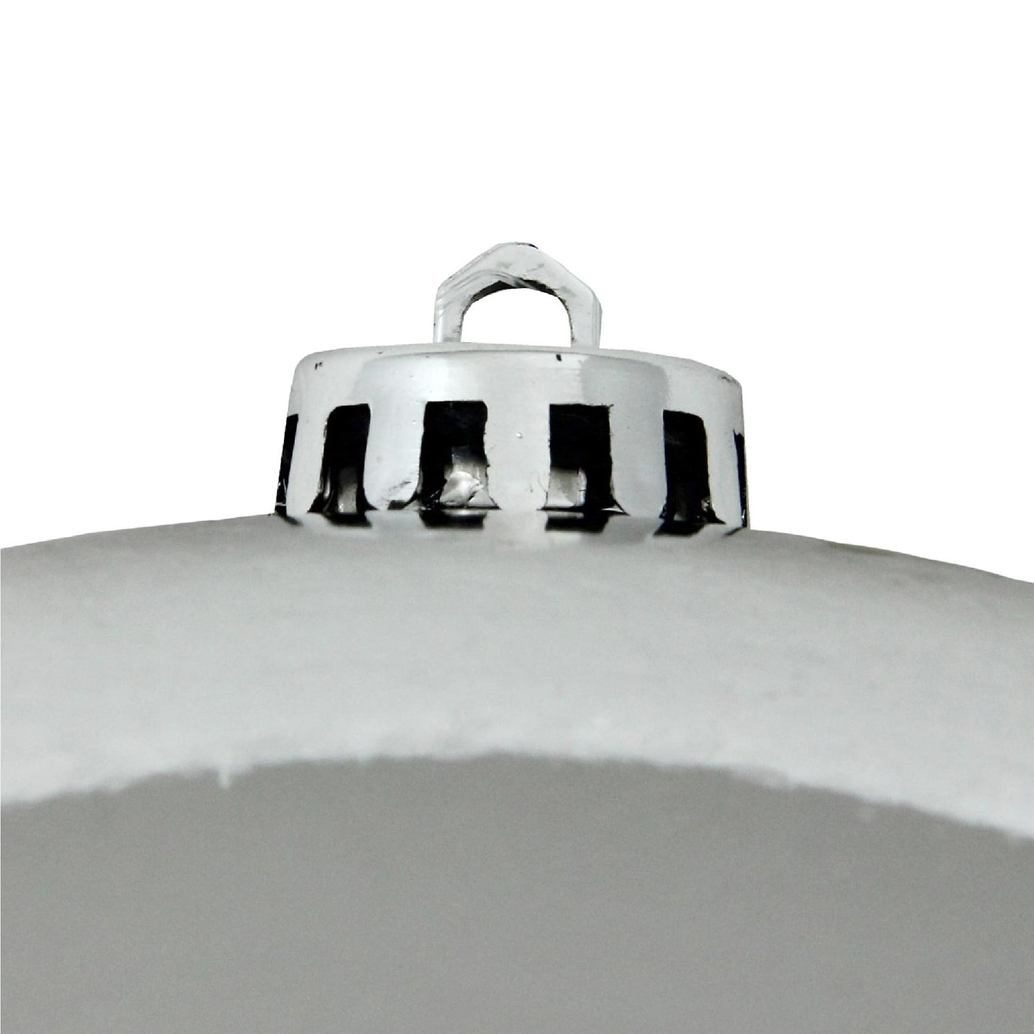 Silver Shatterproof Shiny Christmas Ball Ornament 10'' (250mm)