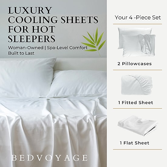 BedVoyage 300tc Rayon from Bamboo Sheet Set