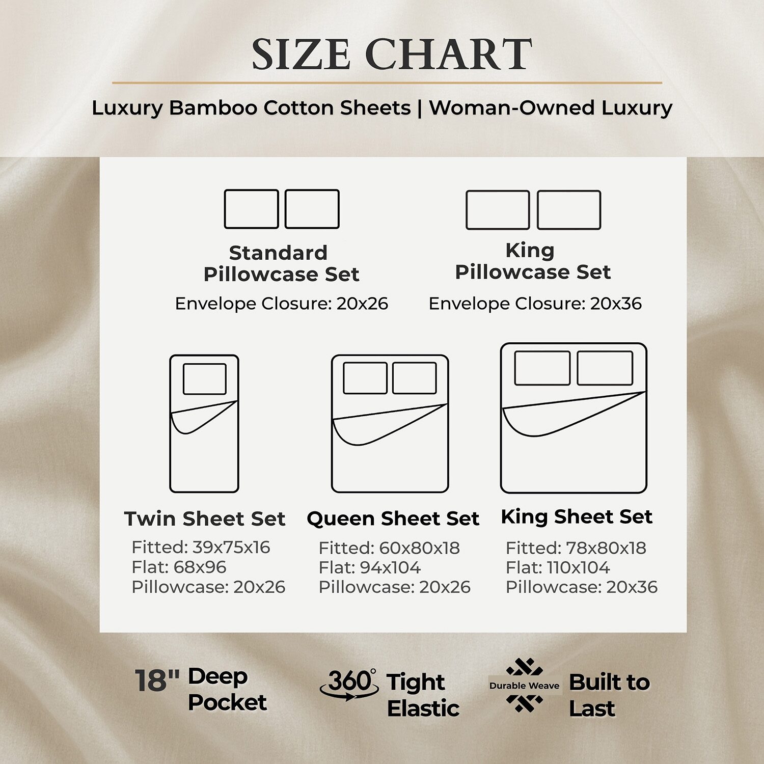 Bedvoyage Eco-Melange 300tc Pillowcases