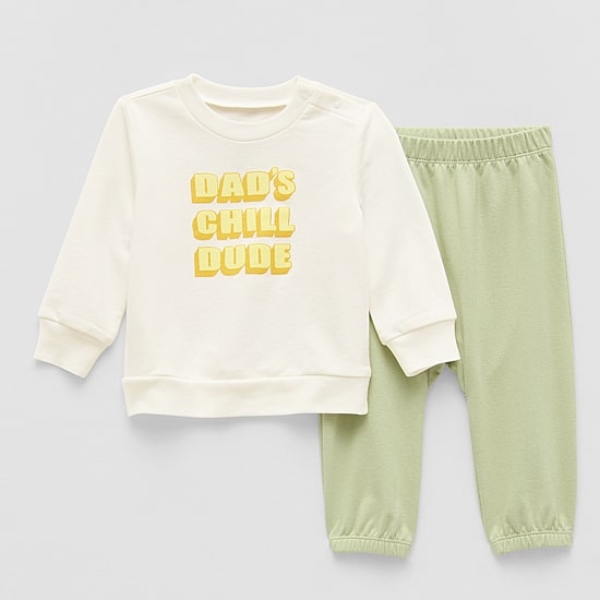 Okie Dokie Baby Boys Knit 2-pc. Pant Set