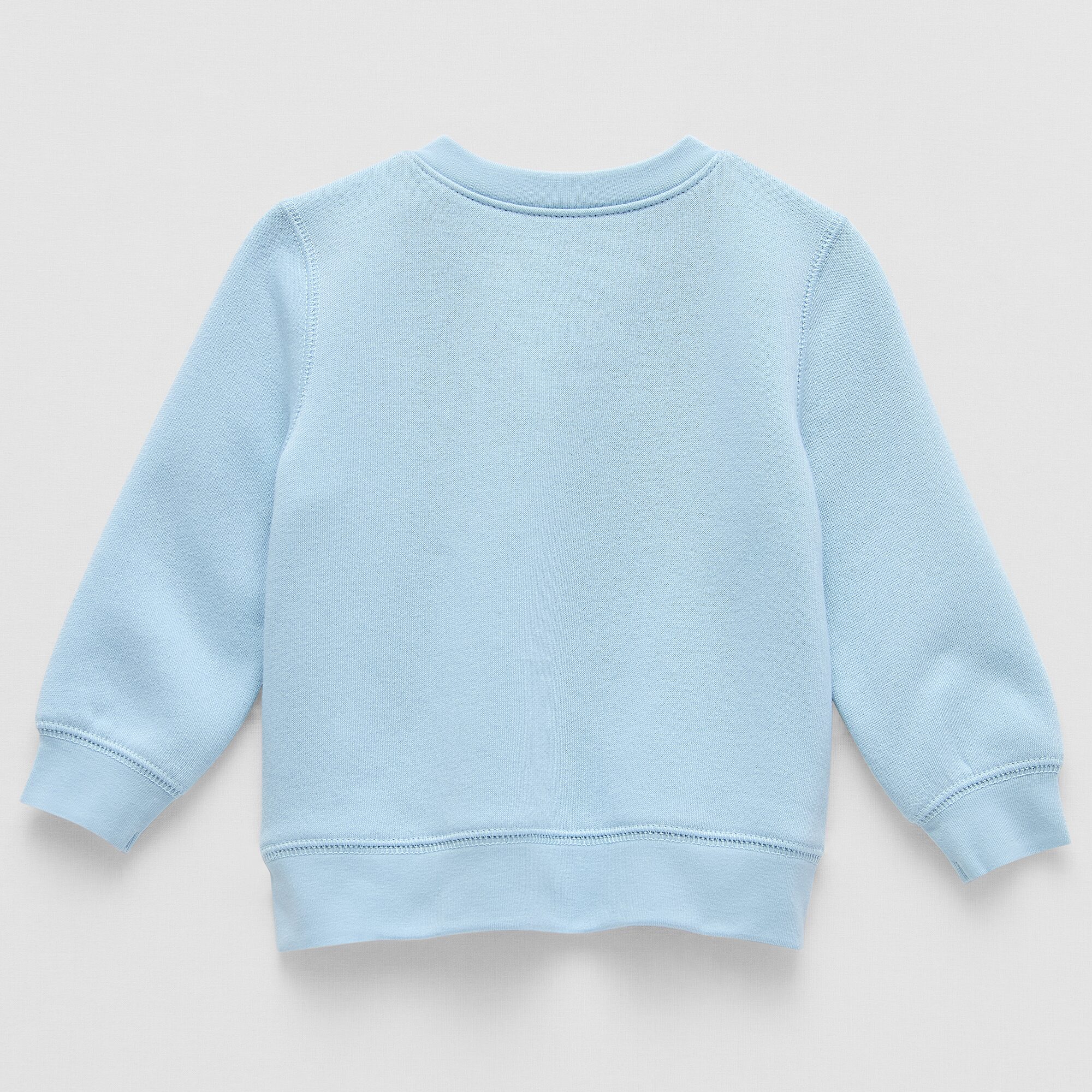 Okie Dokie Baby Boys Round Neck Fleece Long Sleeve Sweatshirt
