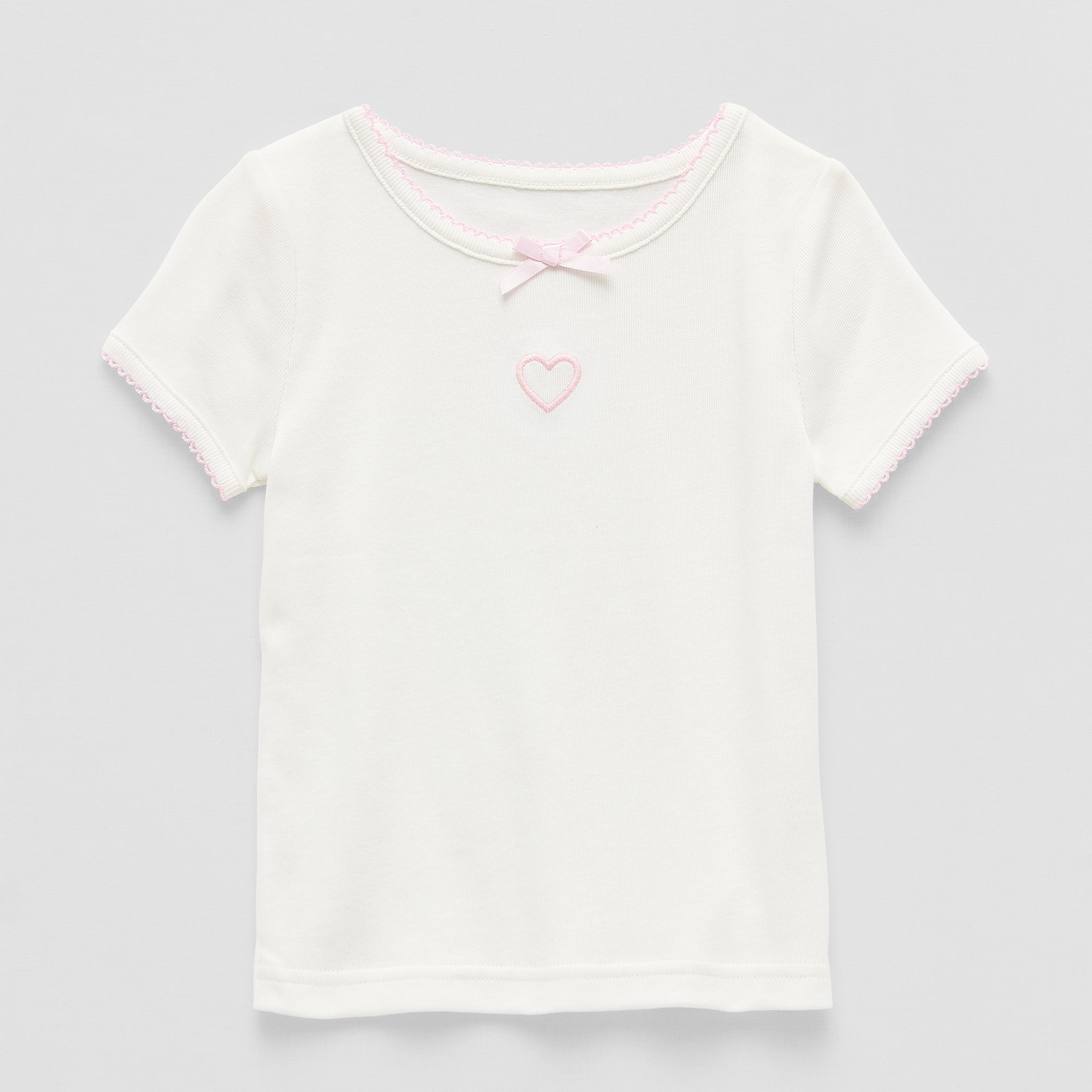 Okie Dokie Toddler & Little Girls Crew Neck Short Sleeve T-Shirt