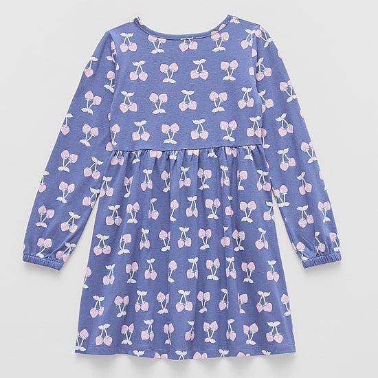 Thereabouts Little Girls Long Sleeve A-Line Dress