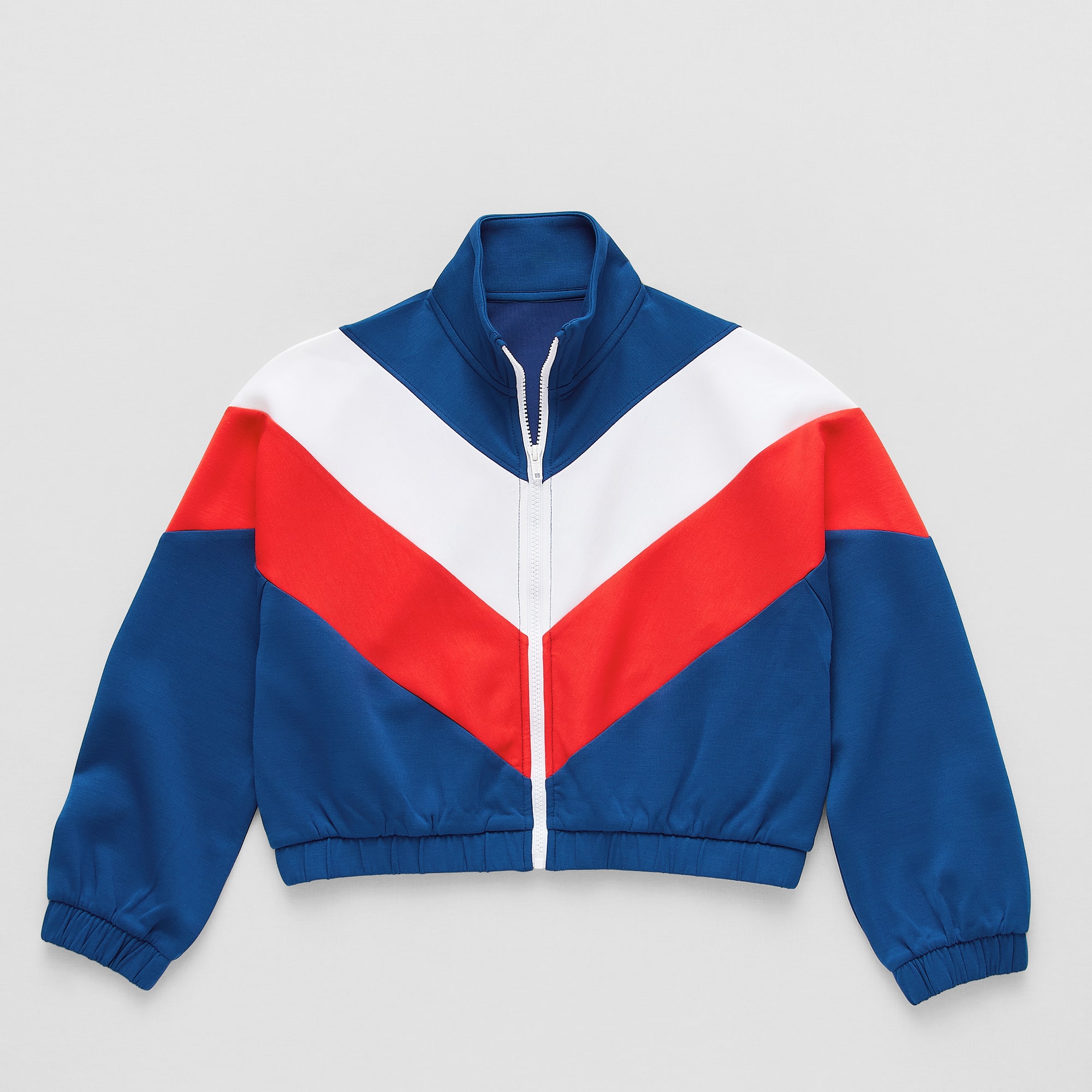 Xersion USA Little & Big Kid Girls Lightweight Track Jacket