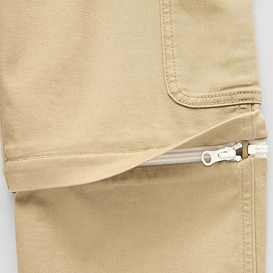 Thereabouts Loose Fit Zip Off Little & Big Kid Boys Straight Cargo Pant