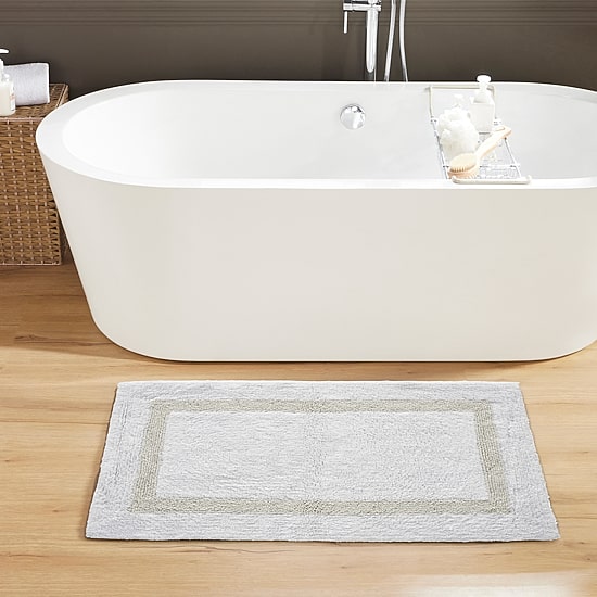 Better Trends Hotel Collection Cotton Reversible Bath Rug