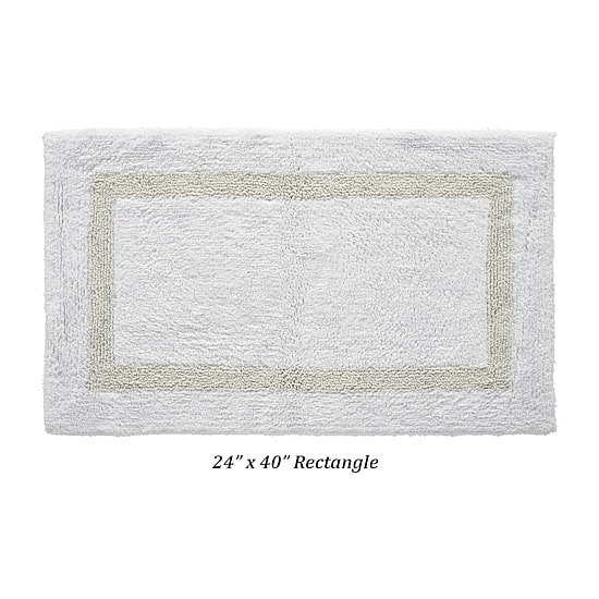Better Trends Hotel Collection Cotton Reversible Bath Rug