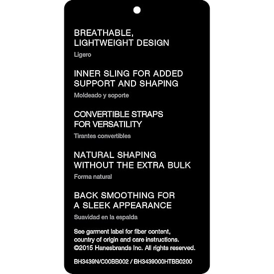 Bali One Smooth U® Ultra Light Convertible Full Coverage T-Shirt Underwire Full Coverage Bra 3439