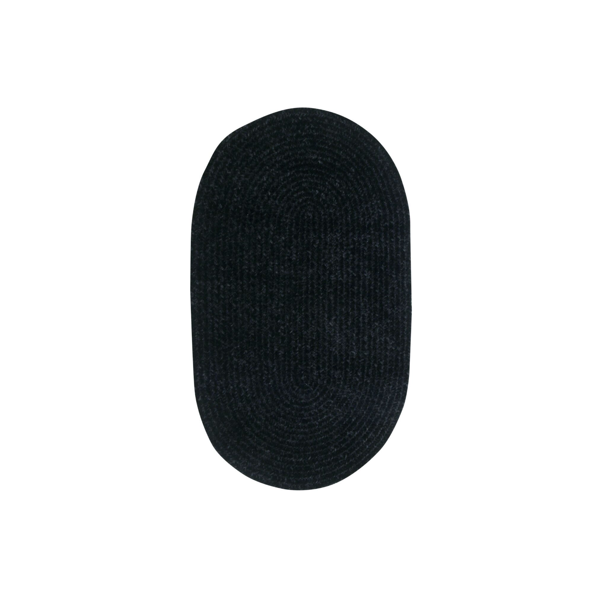 Better Trends Chenille Braid Oval Accent Rug