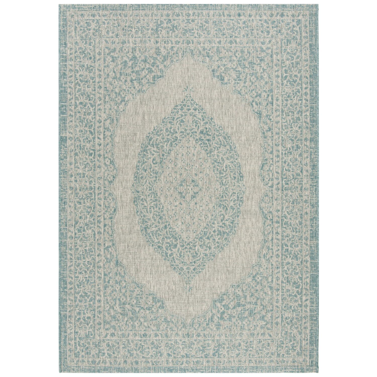 Safavieh Courtyard Collection Adria Oriental Indoor/Outdoor Area Rug