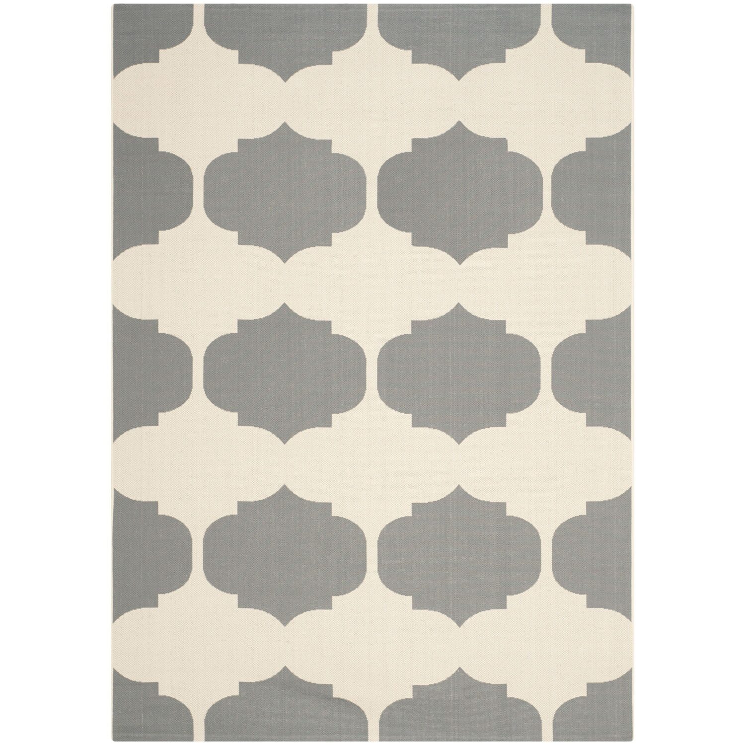Safavieh Courtyard Collection Celina Geometric Indoor/Outdoor Area Rug