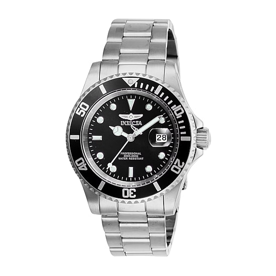 Invicta Pro Diver Mens Silver Tone Stainless Steel Bracelet Watch 26970